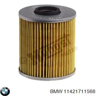 Масляний фільтр двигуна BMW 11421711568 ціна, від 4.28 USD