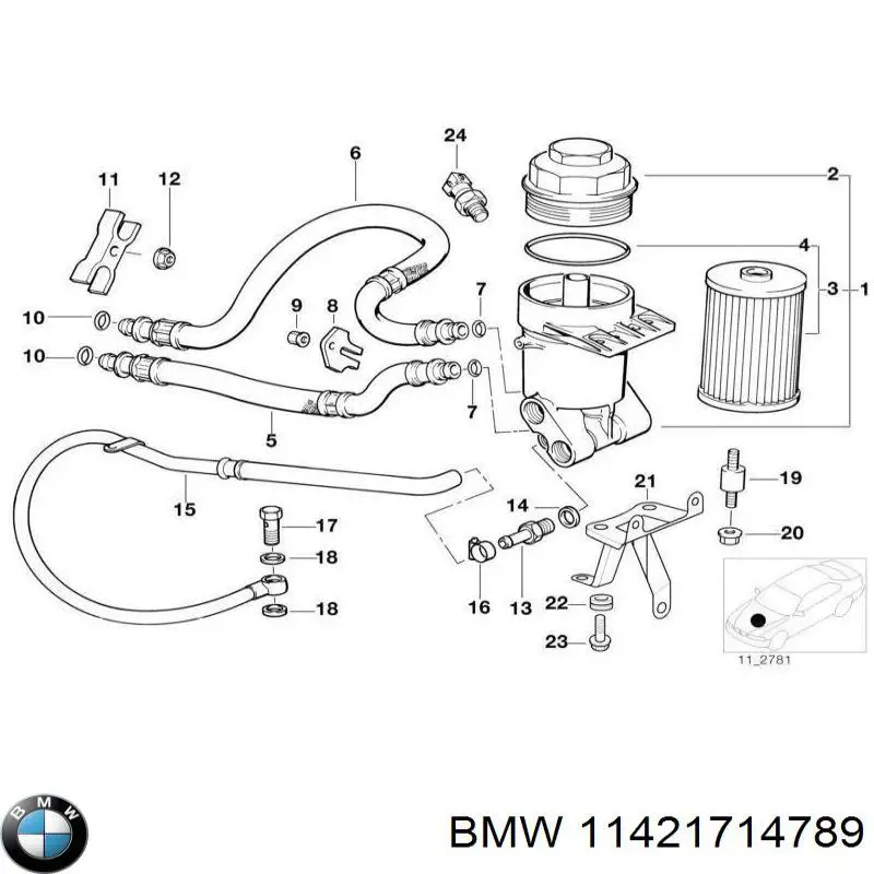  BMW 11421714789 ціна, від 186.00 USD