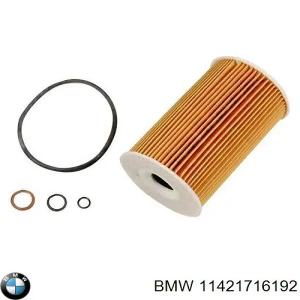 11421716192 BMW фільтр масляний