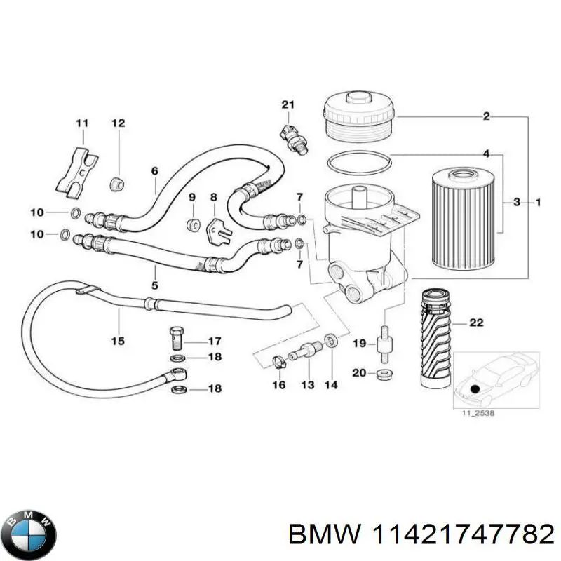  BMW 11421747782 ціна, від 79.00 USD