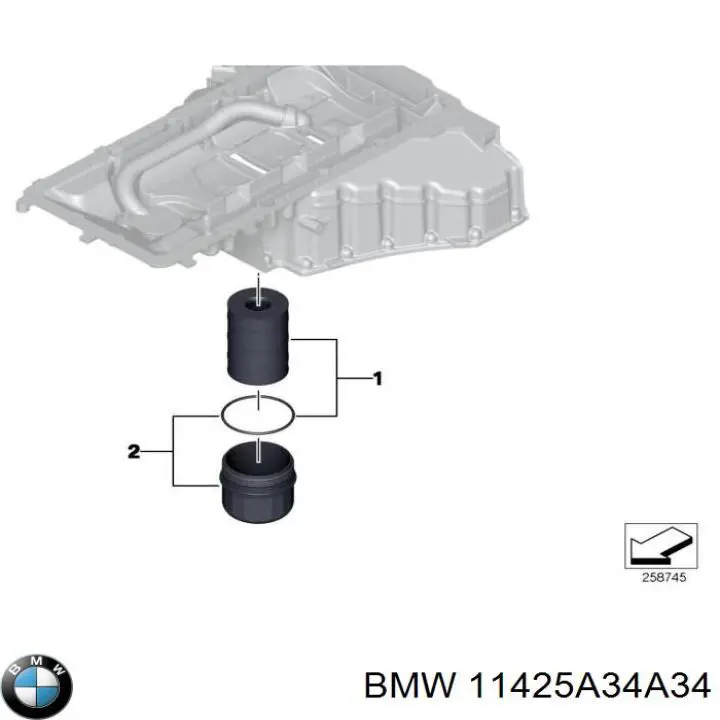 11425A34A34 BMW 