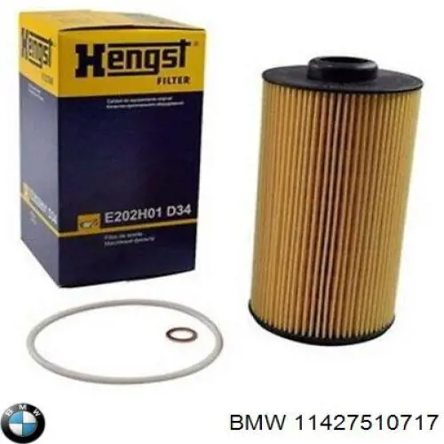 Масляний фільтр двигуна BMW 11427510717 ціна, від 6.78 USD