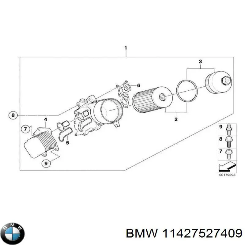 Прокладка радіатора масляного BMW 11427527409 ціна, від 3.07 USD