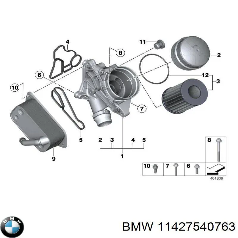  BMW 11427540763 ціна, від 1.57 USD