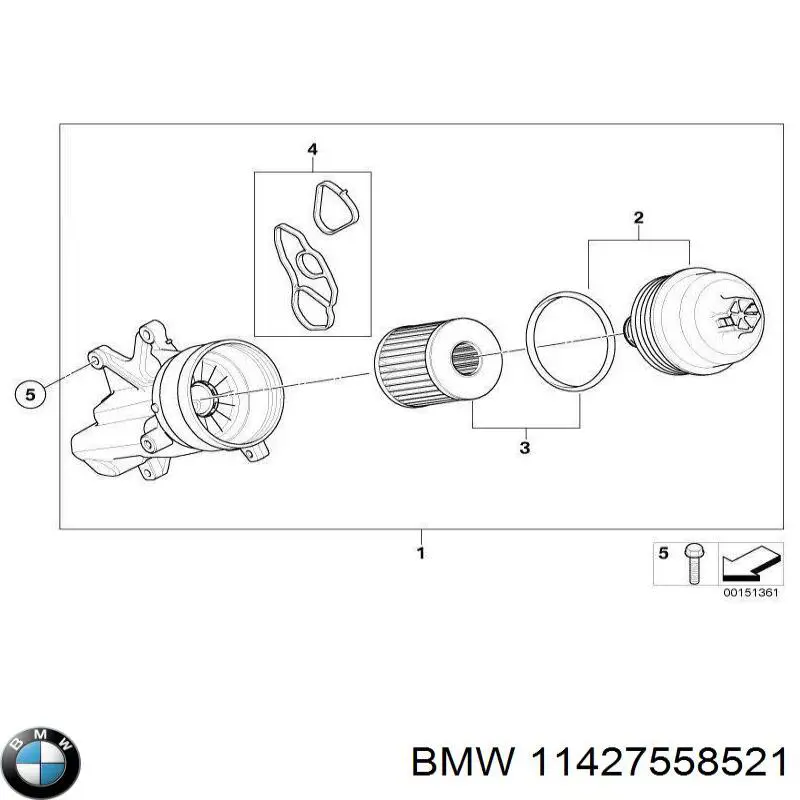 Корпус масляного фільтра NTY CCLBM073 ціна, від 59.30 USD
