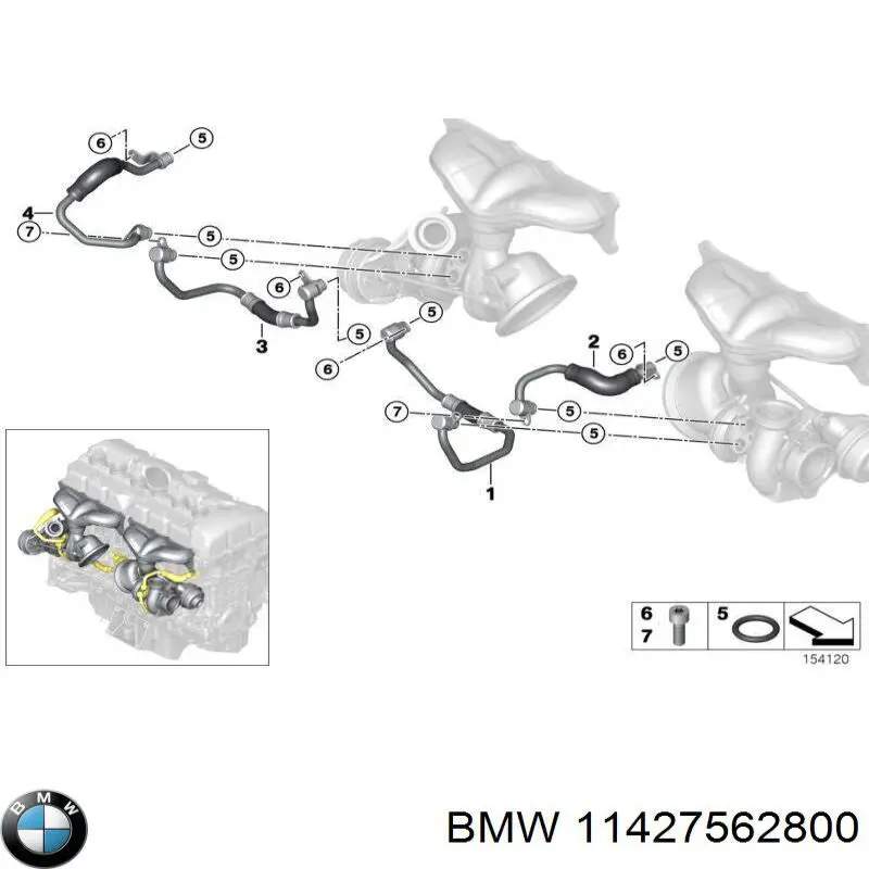 Купити 11427562800 BMW 