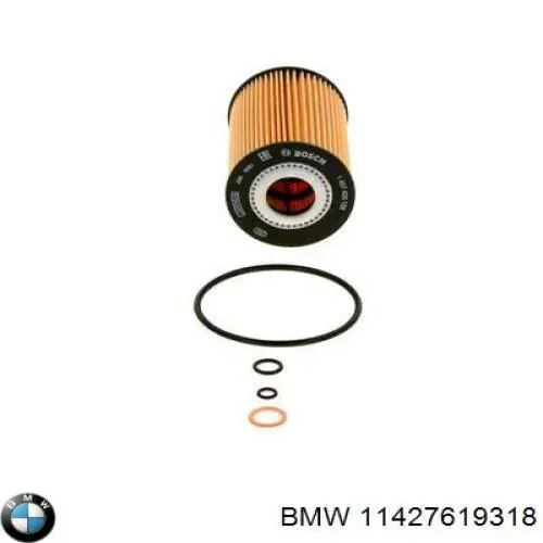 Масляний фільтр двигуна BMW 11427619318 ціна, від 4.86 USD