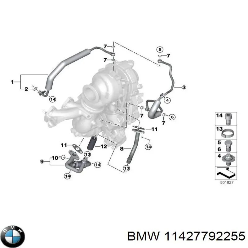 Купити 11427792255 BMW Болт