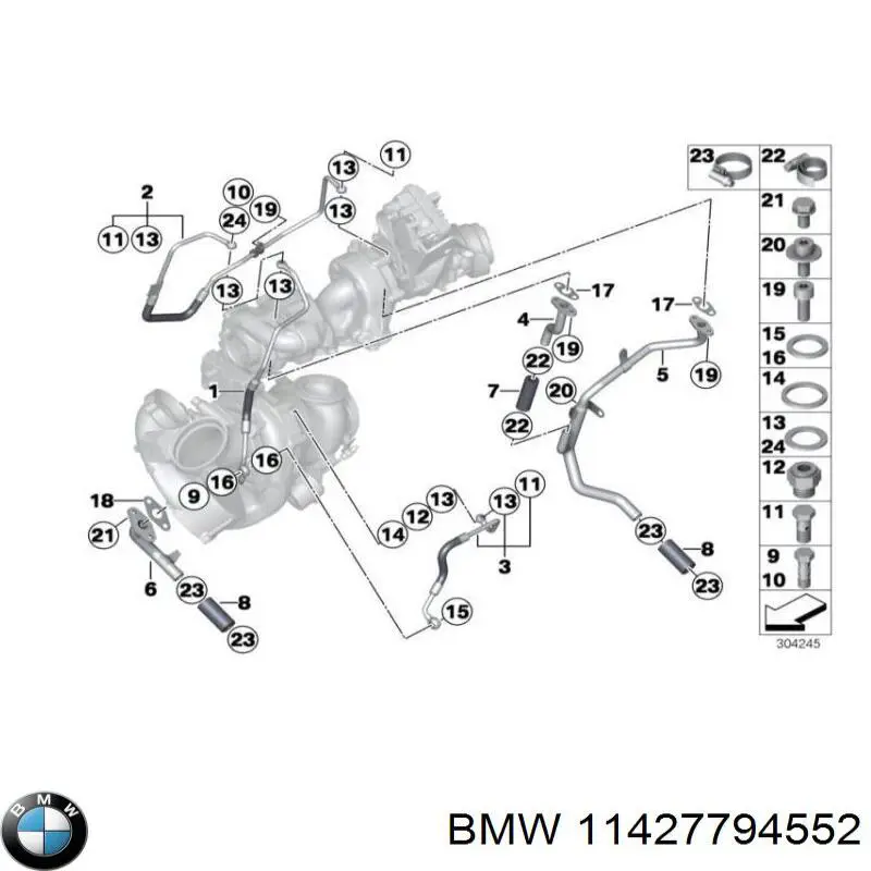 Купити 11427794552 BMW Насос охолоджуючої рідини