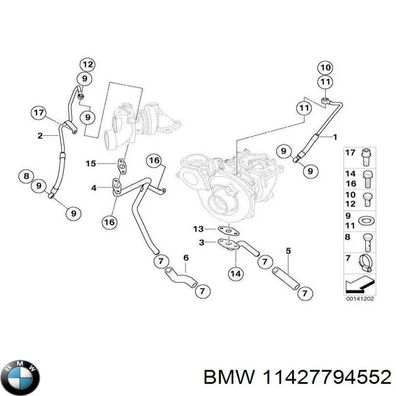 11427794552 BMW Насос охолодження