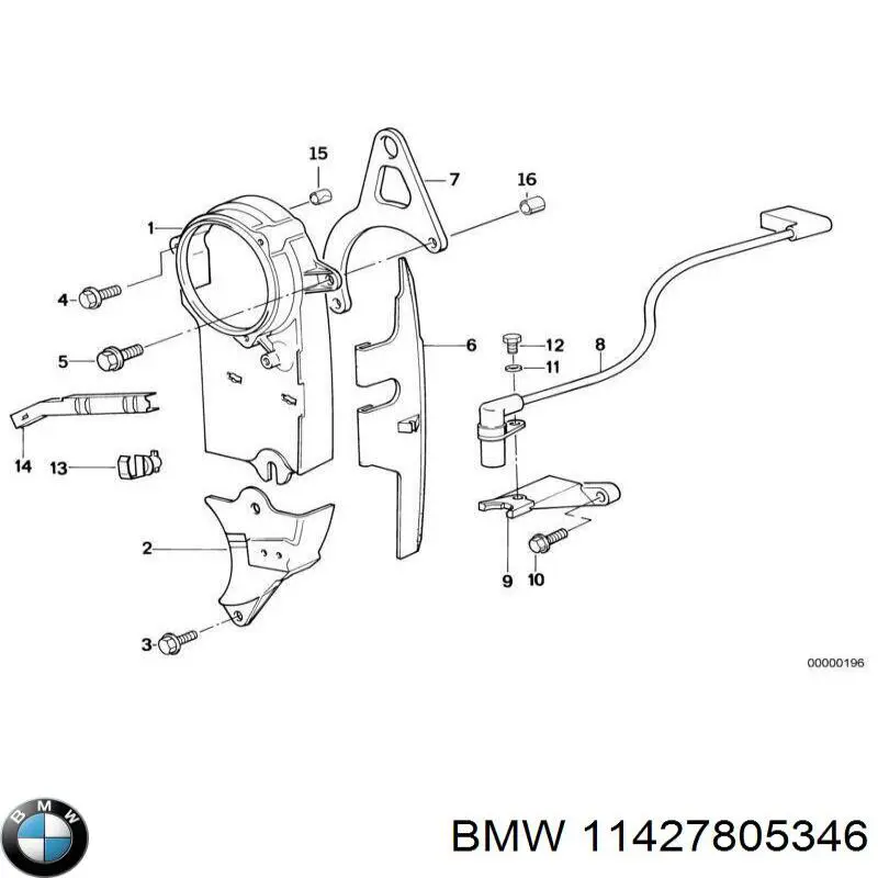 Фільтр масляний 11427805346 BMW