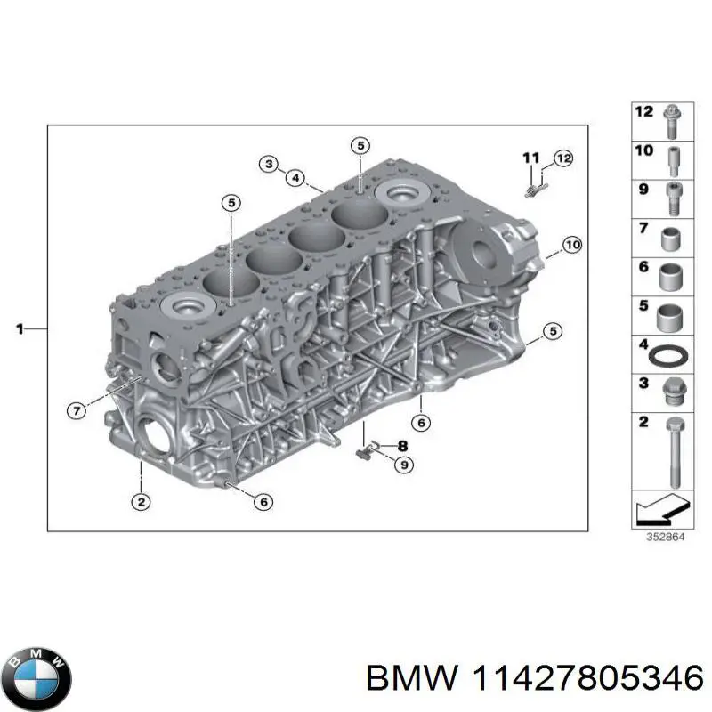 Масляний фільтр двигуна BMW X5 позашляховик (E70) (2007 - 2013) ціна, від 36.05 USD