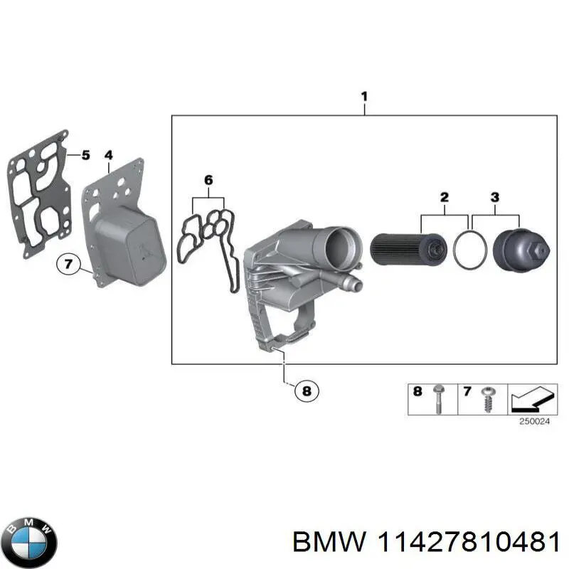 Купити 11427810481 BMW Фільтр очищення масла відцентровий