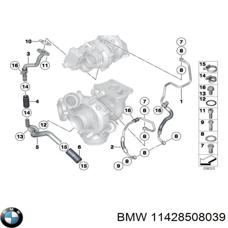 Трубка картера повітряна BMW 11428508039 ціна, від 34.66 USD