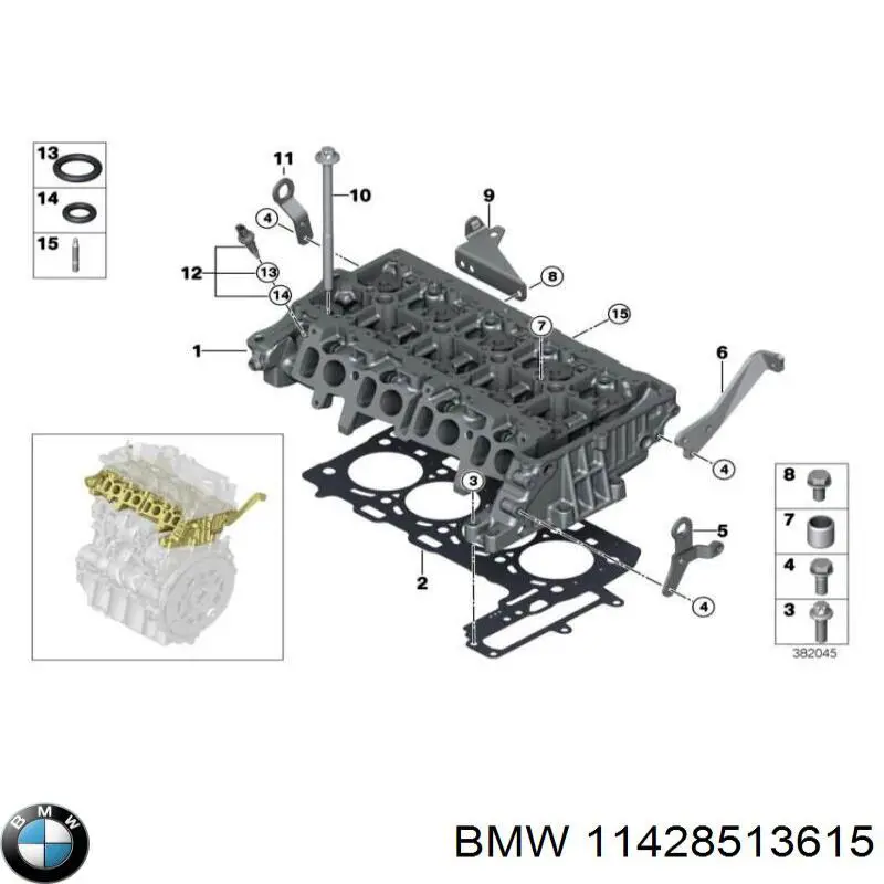  BMW 11428513615 ціна, від 21.54 USD