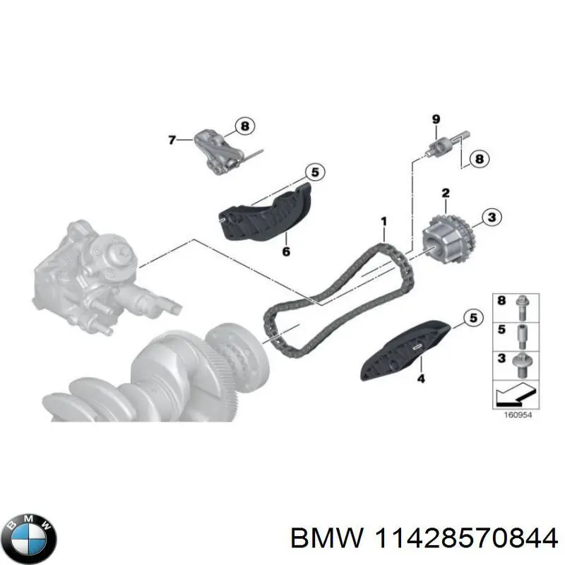 Кільце приймальної труби глушника BMW 11428570844 ціна, від 2.48 USD