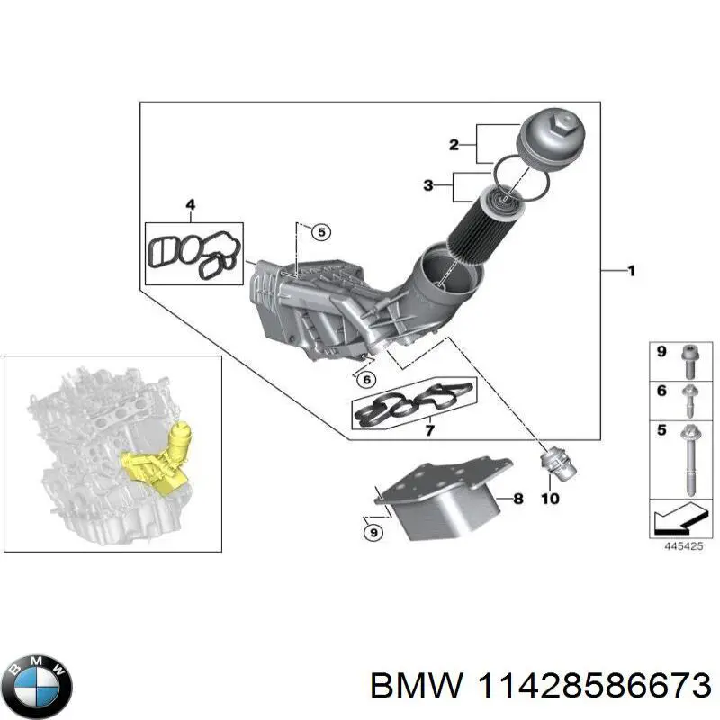 Корпус масляного фільтра CLC296001S Mahle Original