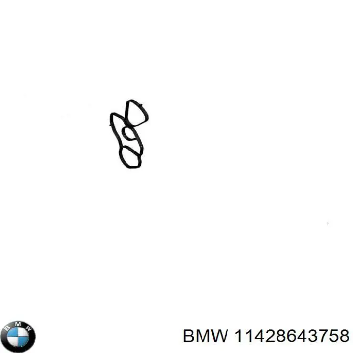11428643758 BMW прокладка адаптера маслянного фільтра