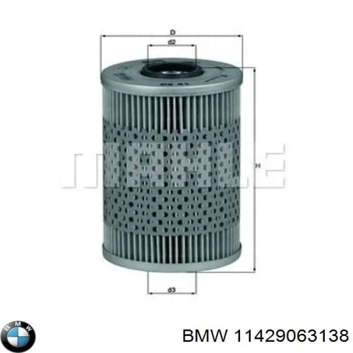 Фільтр масляний BMW 11429063138