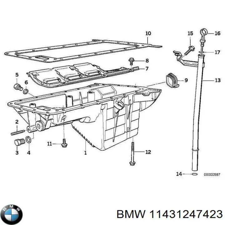  BMW 11431247423 ціна, від 64.13 USD