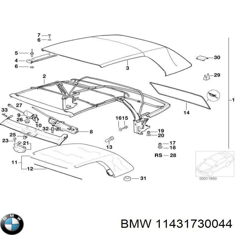  BMW 11431730044 ціна, від 62.68 USD