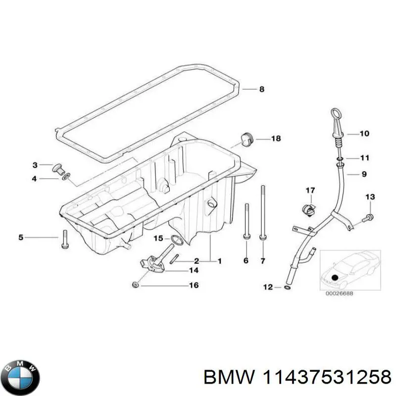  BMW 11437531258 ціна, від 97.09 USD