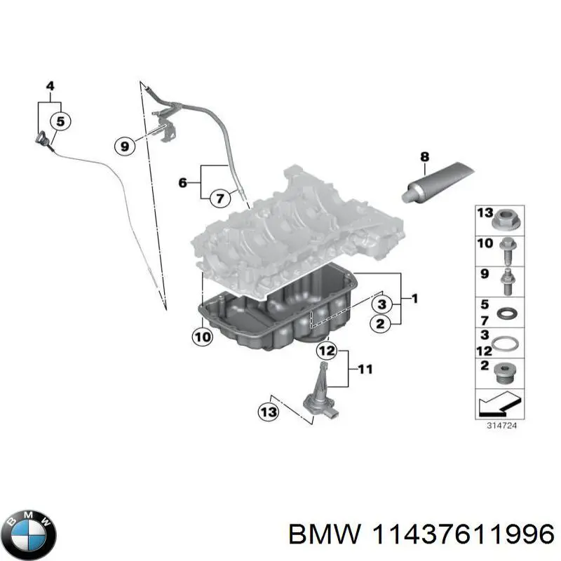  11437611996 BMW