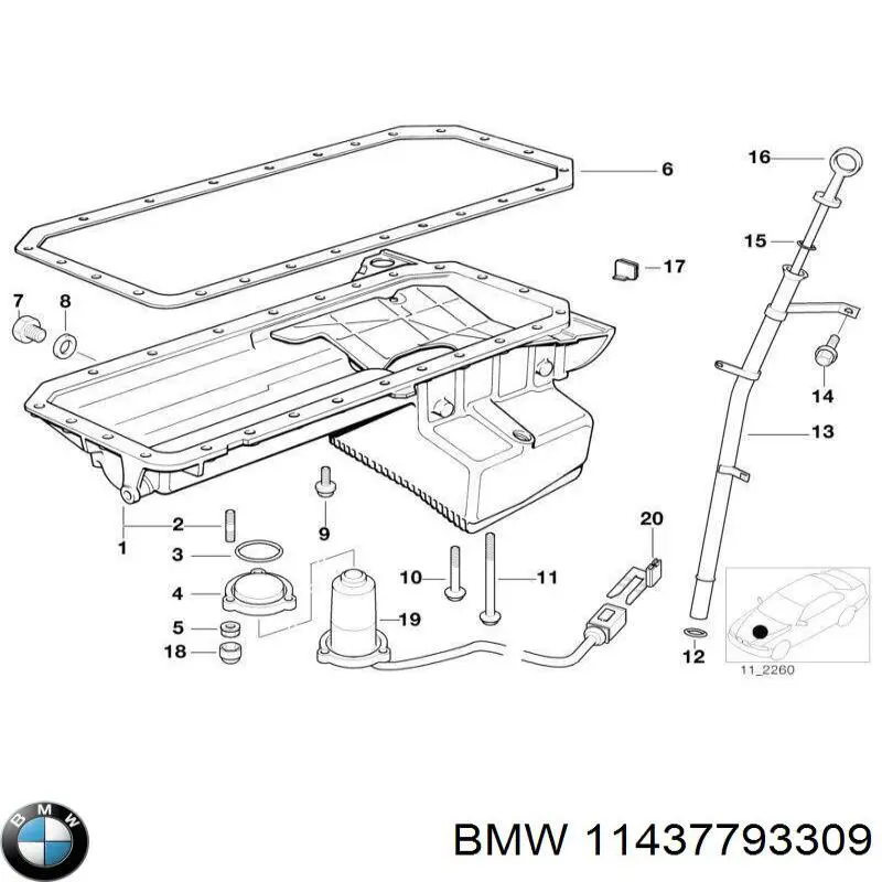 11437793309 BMW 