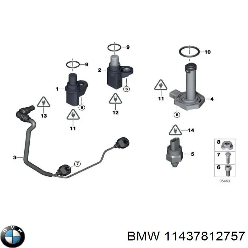 11437812757 BMW Покажчик рівня масла