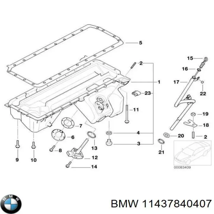 11437840407 BMW Конденсатор
