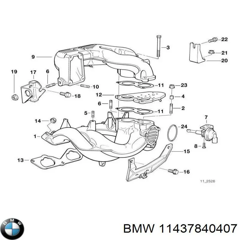 Конденсатор кондиціонера BMW 11437840407 ціна, від 18.19 USD