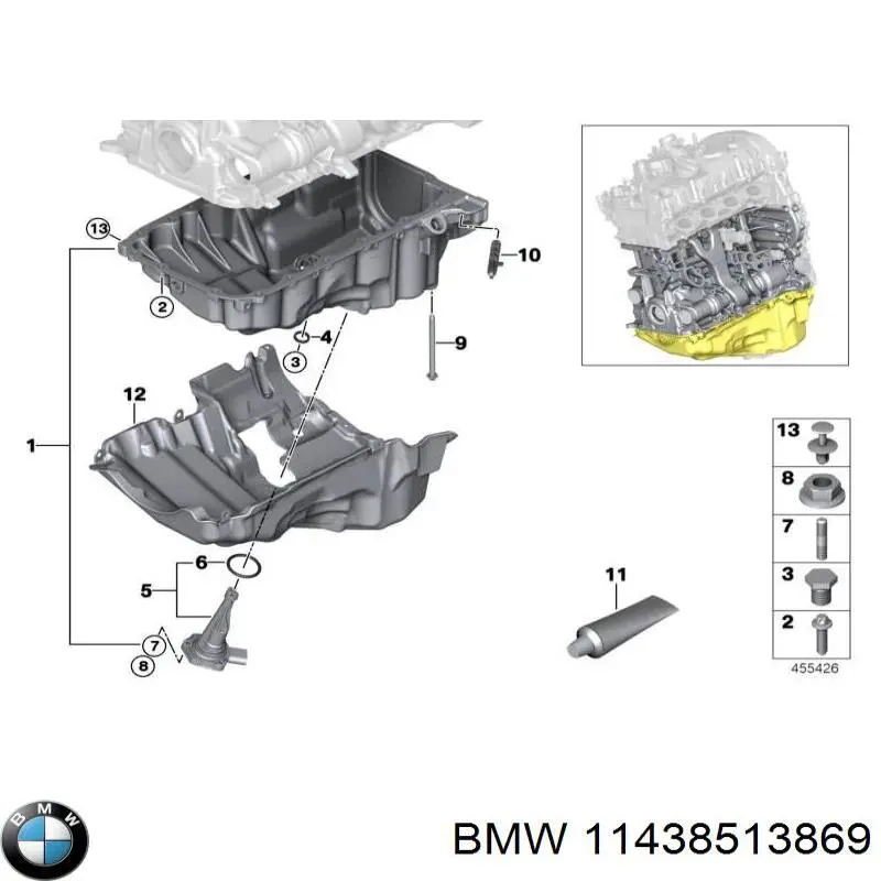 11438513869 BMW Покажчик рівня масла