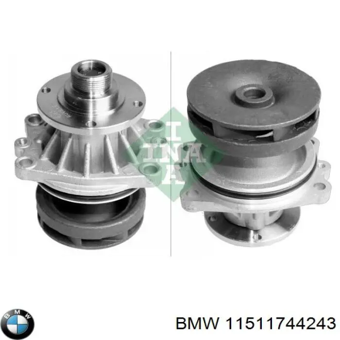 Помпа охолодження BMW 11511744243 ціна, від 36.48 USD