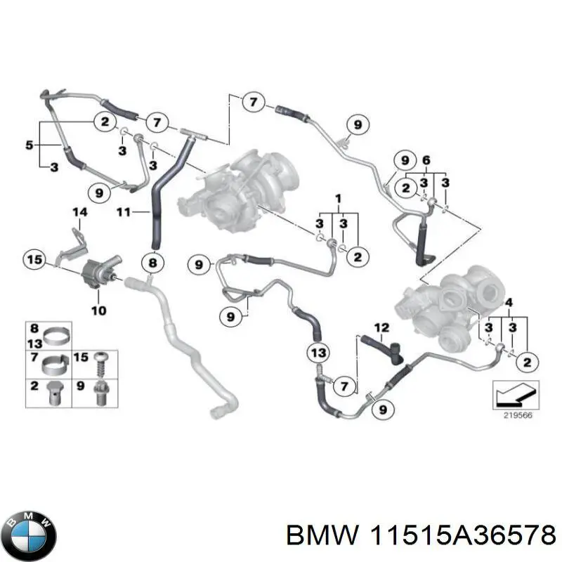  BMW 11515A36578 ціна, від 153.49 USD