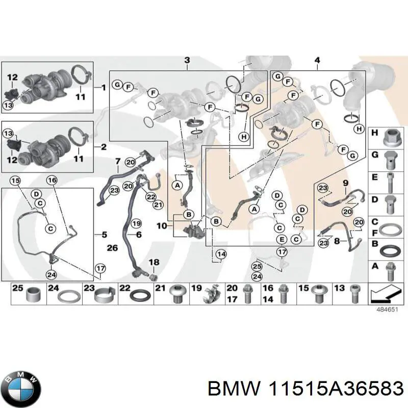 Купити 11515A36583 BMW 