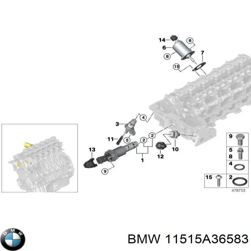 11515A36583 BMW 