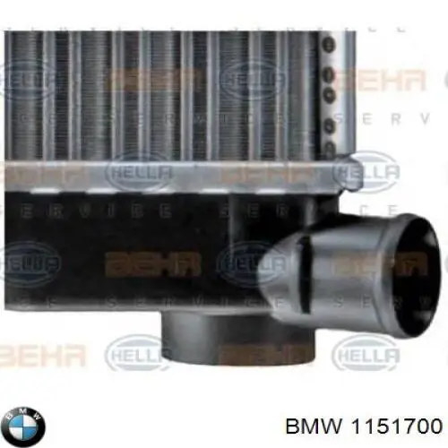 1151700 BMW Радіатор охолодження двигуна