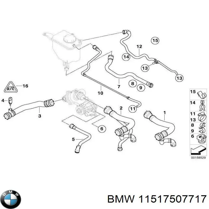 Купити 11517507717 BMW Прокладка датчика положення коленвала