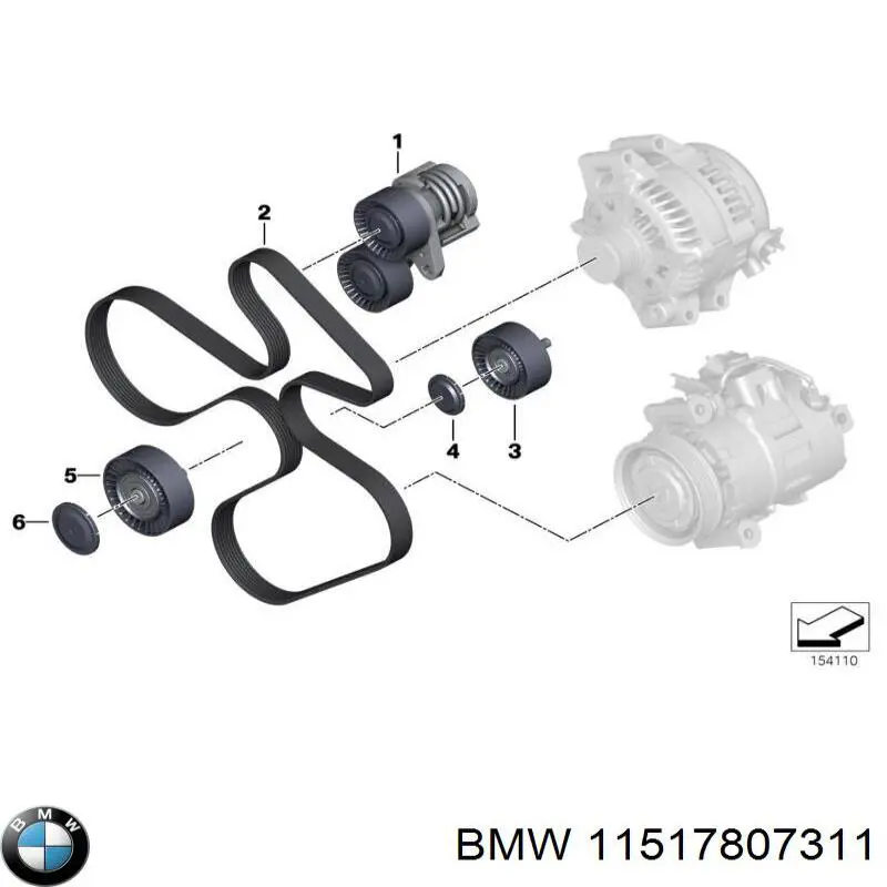 Помпа 11517807311 BMW