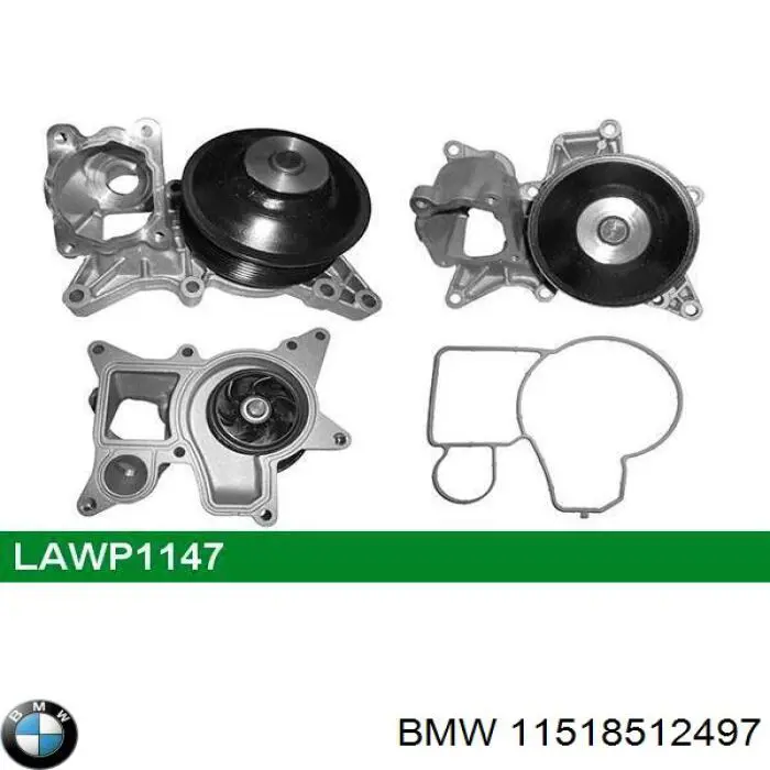 Водяний насос BMW 11518512497