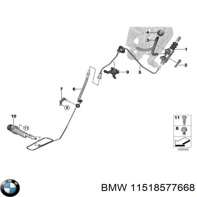 Купити 11518577668 BMW 