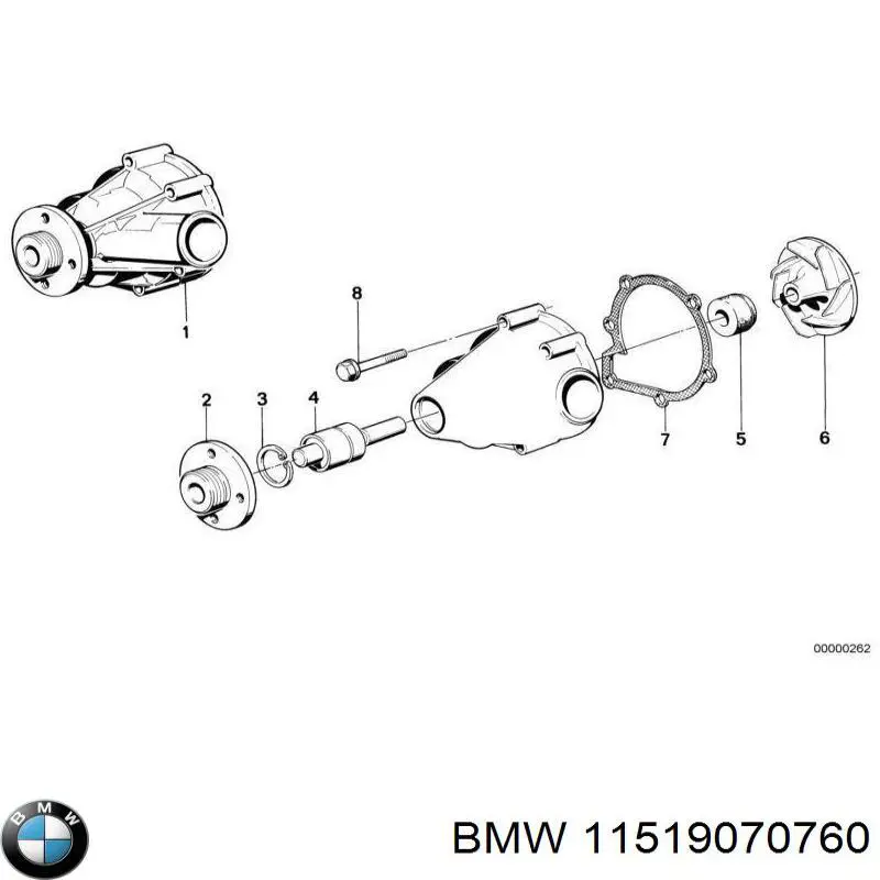 11519070760 BMW Насос охолодження
