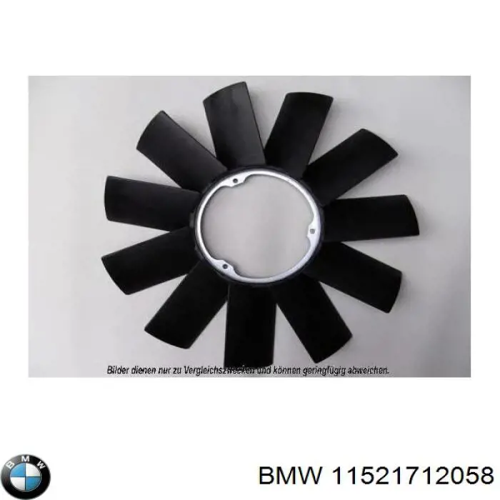 Вентилятор/крильчатка радіатора охолодження 11521712058 BMW