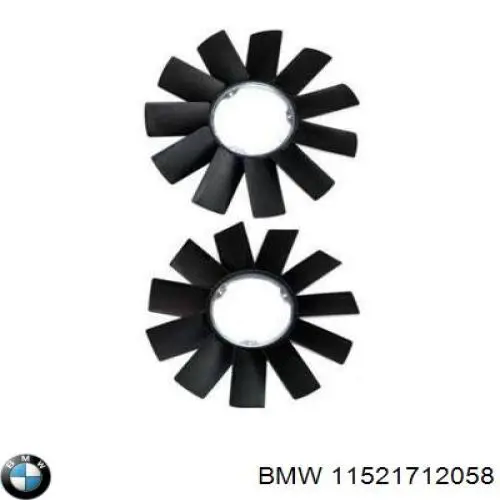 Купити 11521712058 BMW Вентилятор/крильчатка радіатора охолодження