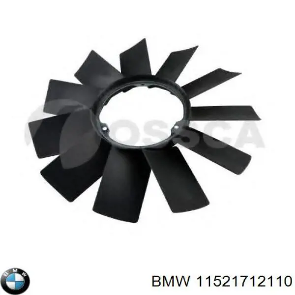 11521712110 BMW Вентилятор / крильчатка радіатора охолодження