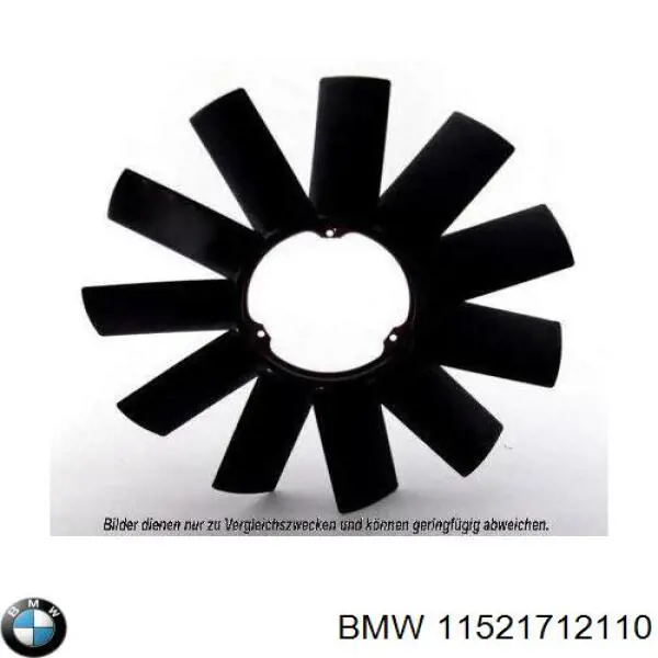 11521712110 BMW вентилятор/крильчатка радіатора охолодження