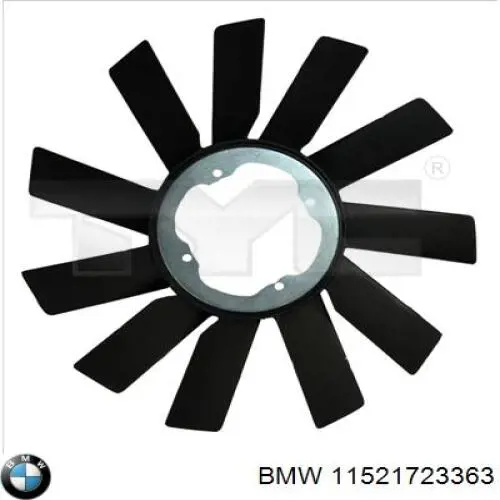 Купити 11521723363 BMW Вентилятор/крильчатка радіатора охолодження
