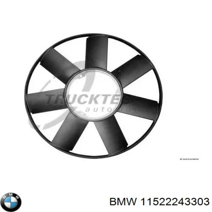 11522243303 BMW Вентилятор / крильчатка радіатора охолодження