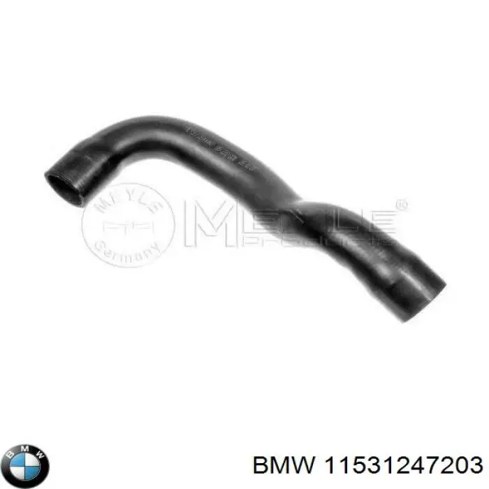 Шланг/патрубок радіатора охолодження, нижній 11531247203 BMW