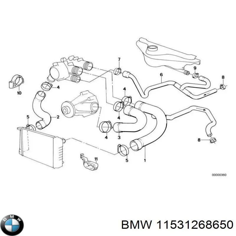  BMW 11531268650 ціна, від 56.57 USD